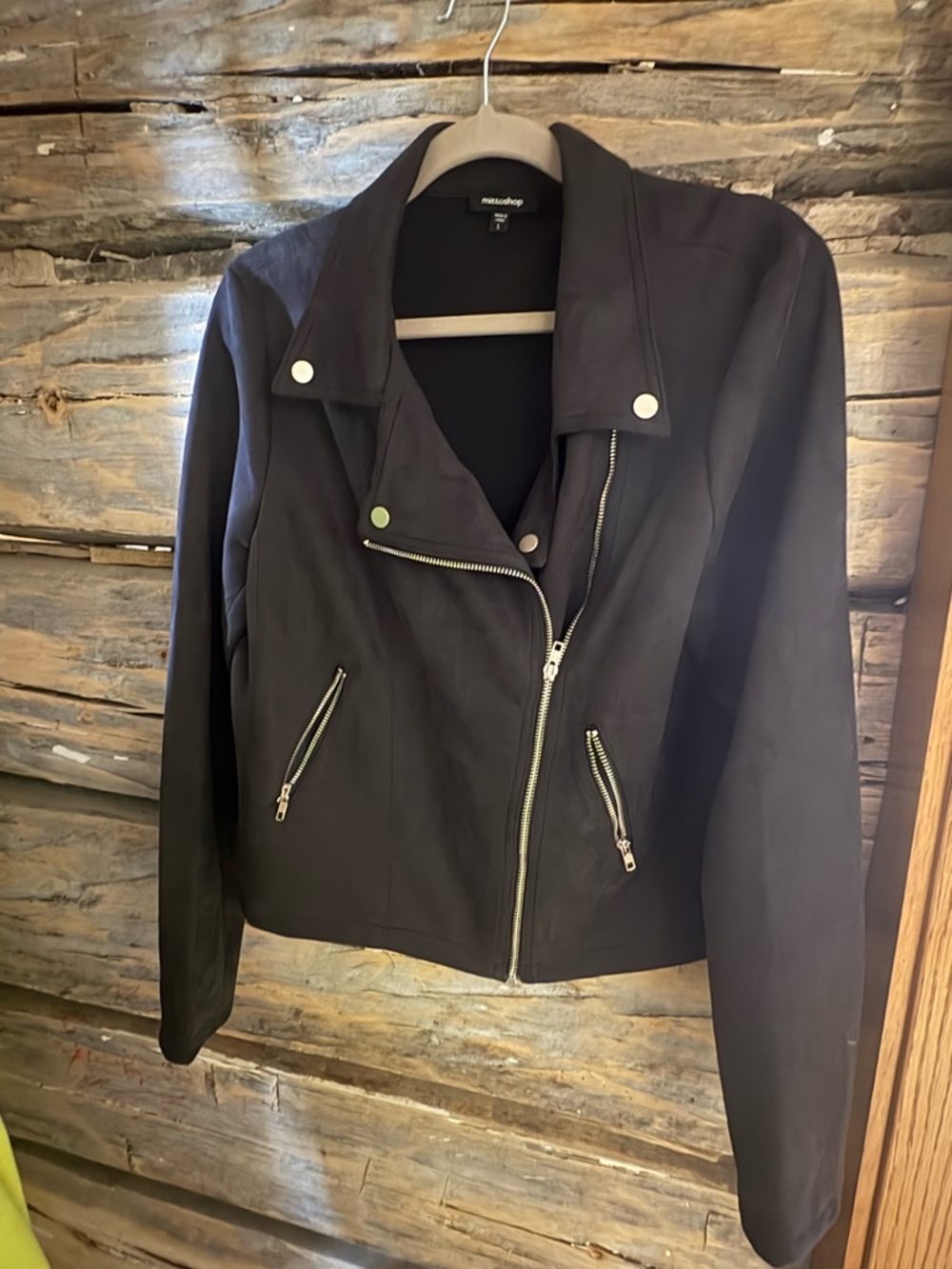 Black Women's Moto Jacket